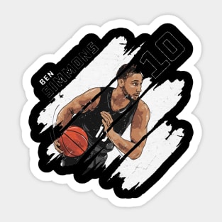 Ben Simmons Brooklyn Stripes Sticker